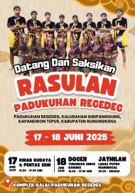 Bersih Dusun/Rasulan Padukuhan Regedeg